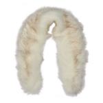 White Faux Fur Stola