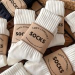 6PAIRS Men's Casual Business Socks Breathable Comfy Sweat Absorption Anti-odor Crew Socks Men's Socks For Summer