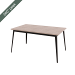 Holly Dining Table - Pine In Chestnut Finish 1800MM