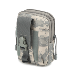Outdoor Tactical Utility Bag Military Hip Waist Belt Compact Bag Molle Pouch - Camouflage Grey