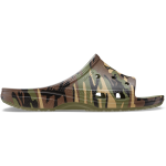 Saturday Camouflage Slide Mens - Army Green multi M13