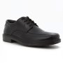 Hush Puppies Rainmaker II Black Cow Crust Leather - Size-6