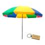 Smte- Beach Umbrella 240 Cm -colorful + Smte Keychain