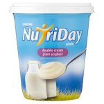 Danone Nutriday Double Cream Plain Yoghurt 1KG