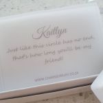 PN4 - Personalized Message Note And A Gift Box