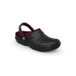Classic Lined Buff Check Clog - Black M13