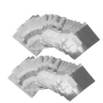 50 100PCS Aluminum Foil Nail Wraps For Soak Off Acrylic Gel Polish Removal And Cleaning - Easy Manicure Makeup Tool