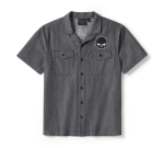 Willie G Skull Denim Shirt