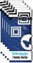 Tissue Paper - 4 Sheets 660X500MM Dark Blue T13 X5