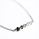 Silver & Labradorite Gemstone Bracelet - Labradorite