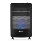 Taurus - Heater Blue Flame Gas Steel Black 3.8KW Cerulean Glow