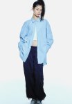 Nylon Parachute Trousers - Navy Blue