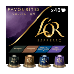 Espresso Favourites Collection - Aluminium Coffee Capsules - 40 Pack