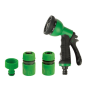 8-WAY Garden Nozzle Hand Water Spray Gun Set