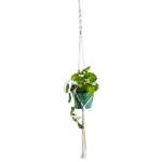 Modern Natural Copper Macrame Plant Hanger