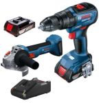 Bosch - Cordless Impact Drill And Grinder With 2X2.0AH Batteries & Charger
