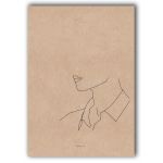 Woman In Shirt Art Print