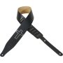 Levi's Levys M17CHC Chrome-tan Leather Guitar Strap Black