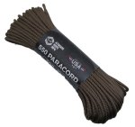 Atwood Rope Mfg 550 Paracord 100FT 7 Strand Core Mesh Brown