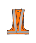 End Of Range – Hi Vis Reflective Cross Over Bib