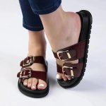 Madison Sunet Sandal - Burgundy - 8