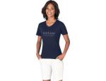 Ladies Super Club 165 V-neck T-Shirt - 4XL White