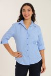 Ladies Duchess Blouse Shirt Corporate Wear 3 4 Sleeve