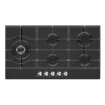 Midea 90CM Glass Hob Black