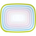 Clicks Fresh Lock 6 Piece Food Containers With Bright Lids