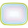 Clicks Fresh Lock 6 Piece Food Containers With Bright Lids