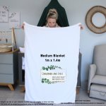Personalised Fleece Blanket Custom Design
