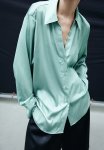 V-neck Blouse - Green
