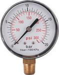 Gav Pressure Gauge 0-16BAR 1 4LOWER63MM