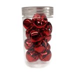 AWR100420-1 Bells Red Set Of 14 - 2.5CM