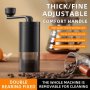 1PC Manual Bean Grinder Portable Coffee Machine Grinding All-in-one Machine Manual Household Small Hand Brewed American Style Extraction Camping