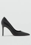Arribas Leather Heel - Black