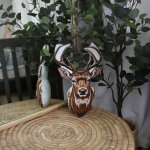 Shaped Pillow Buck Beige Earthy Buck Set
