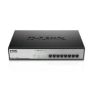 D-Link DGS-1008MP Network Switch Unmanaged Gigabit Ethernet 10/100/1000 Power Over Poe 1U Black 8 Port Desktop Switch With Poe Ports