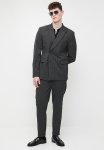 Superbalist Double Breasted Slim Fit Jacket - Grey Pinstripe