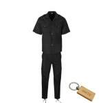Smte Black Combat Suit Top & Bottom Unleash Your Power & Smte Keyring L With Keychain