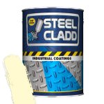 Steel Cladd Quick Dry Enamel Merc Cream 1L Livestainable