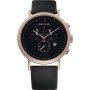 Gents Rose Gold Multi Dial Watch Leather Band Watch 10540-462