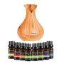 Ultrasonic Diffuser Humidifier & Purifier 550ML With 8 Essential Oils