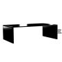 100MM - Acrylic Monitor Lift Screen Stand/riser - Black