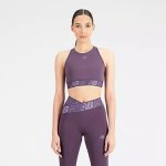 New Balance Women's Relentless Crop Bra - LG Interstellar