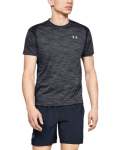 Men's Ua Streaker 2.0 Time Lapse Short Sleeve Shirt - Black Black REFLECTIVE-001 Sm