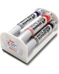Sublime Maxiflo Whiteboard Marker And Magnetic Duster Set – Bullet Point 4 Colours – MWL5M4MS
