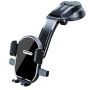 Universal Car Phone Holder With Dual Vacuum Suction Cup & Auto-clamp
