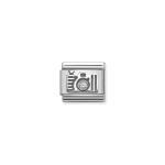Composable Classic Link Camera In Silver And Stone