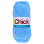 Blue Double Knit Wool Single